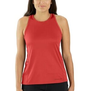 Carhartt Women's Force Relaxed Fit Bright OrangeTank Top - UPF 50+ UV Protection